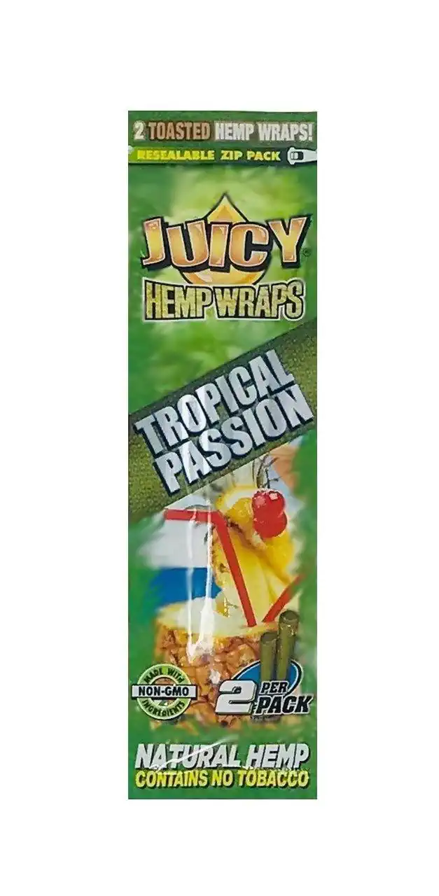  Juicy Jay's Hempwraps Tropical Passion