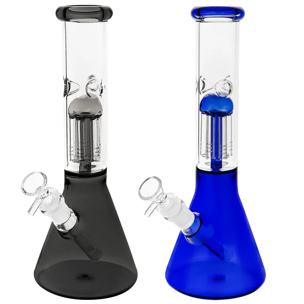 Бонг Classic Blue & Black 1x6-Arm Tree Percolator купить анонимно с  доставкой по Москве и всей России.