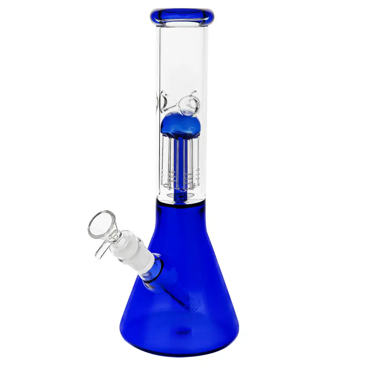 Бонг Classic Blue & Black 1x6-Arm Tree Percolator купить анонимно с  доставкой по Москве и всей России.