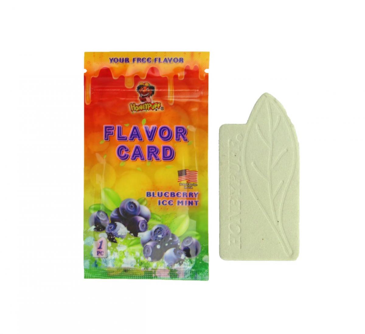 Honey Puff Blueberry Ice Mint Card