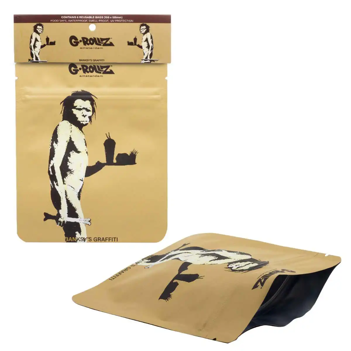 Пакет G-Rollz | Banksy's Fast Food Caveman 100x125 мм