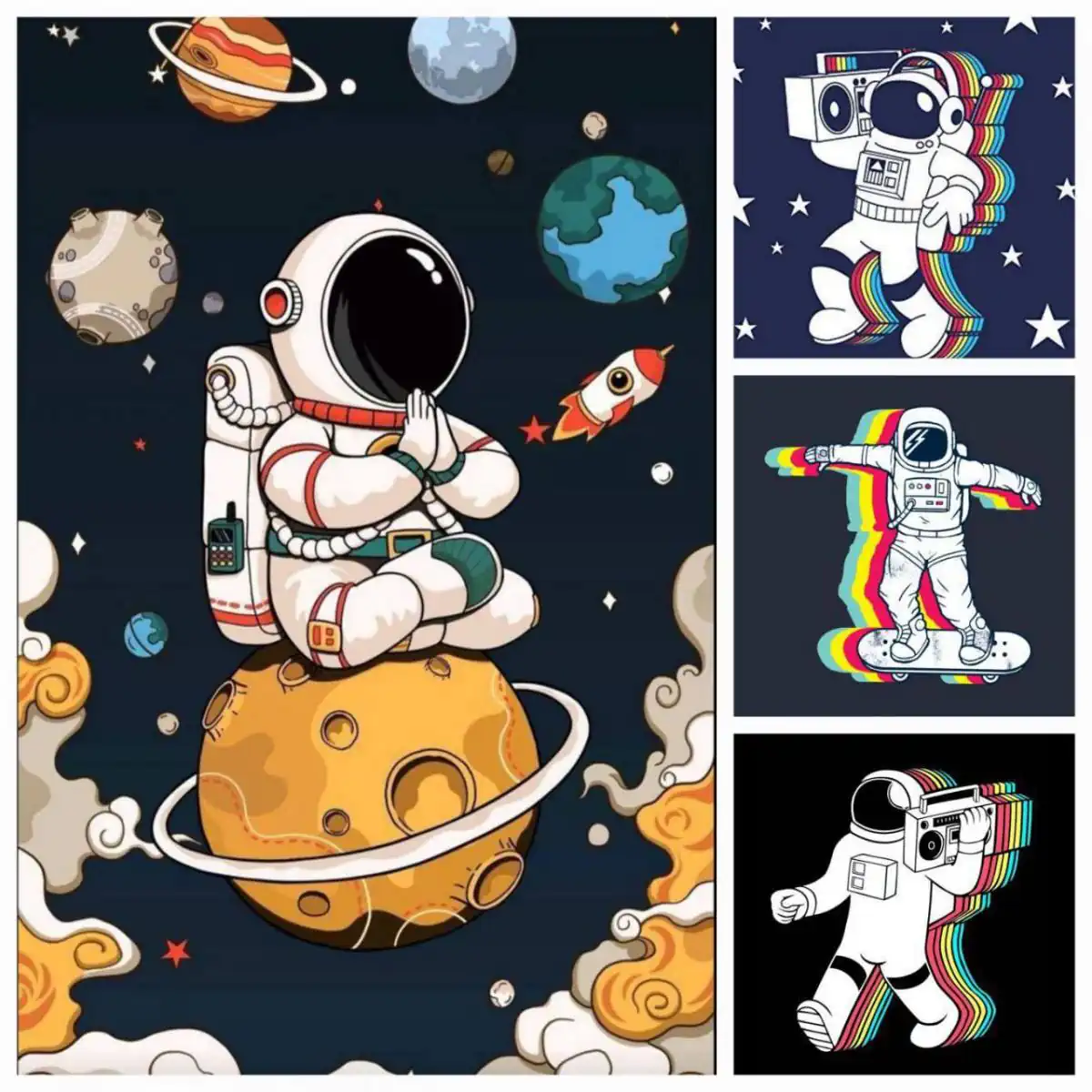 Sticker Pack Astronaut
