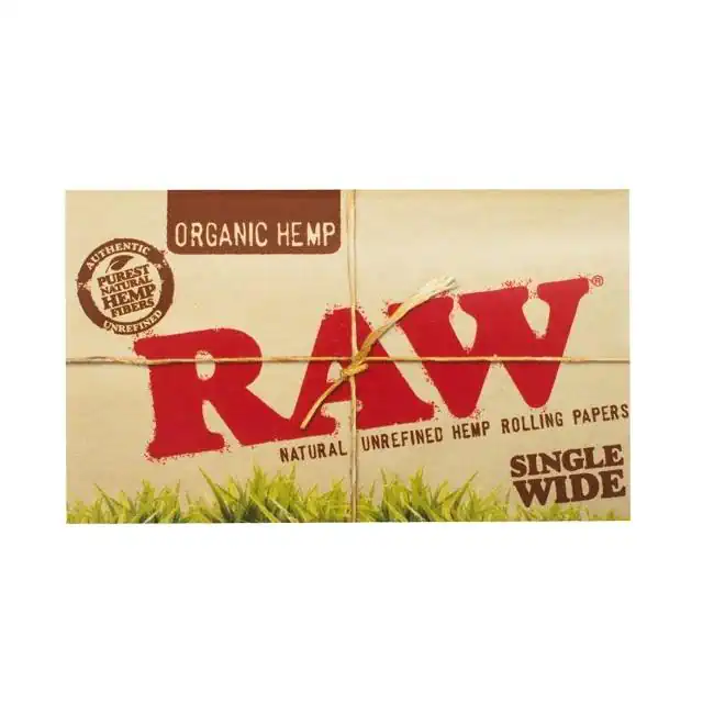 Бумажки RAW Organic Single Wide Double Window 100 листов