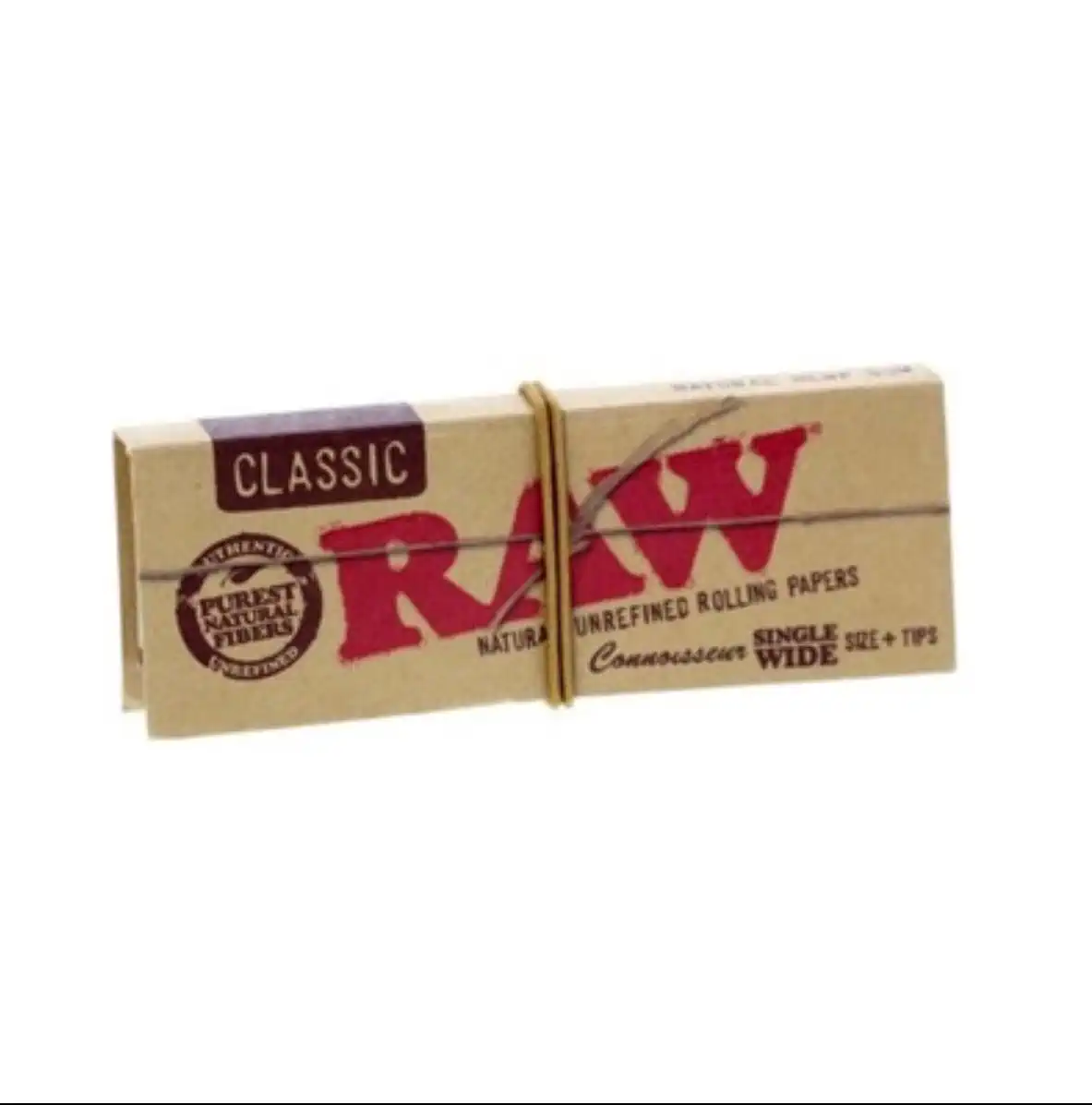 Бумажки Raw classic connosseur single wide size+tips
